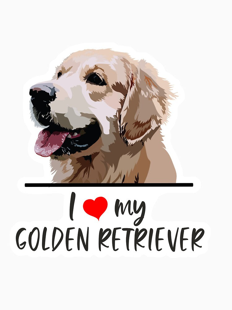 I love my Golden Retriever by Hollyroseart T-Shirts, Hoodie, Sweatshirt | BlankRebels.com (Image 3)