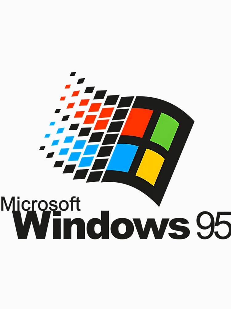 Retro Vintage Nostalgic 90S 80S Windows 95 Logo T-Shirts, Hoodie, Sweatshirt