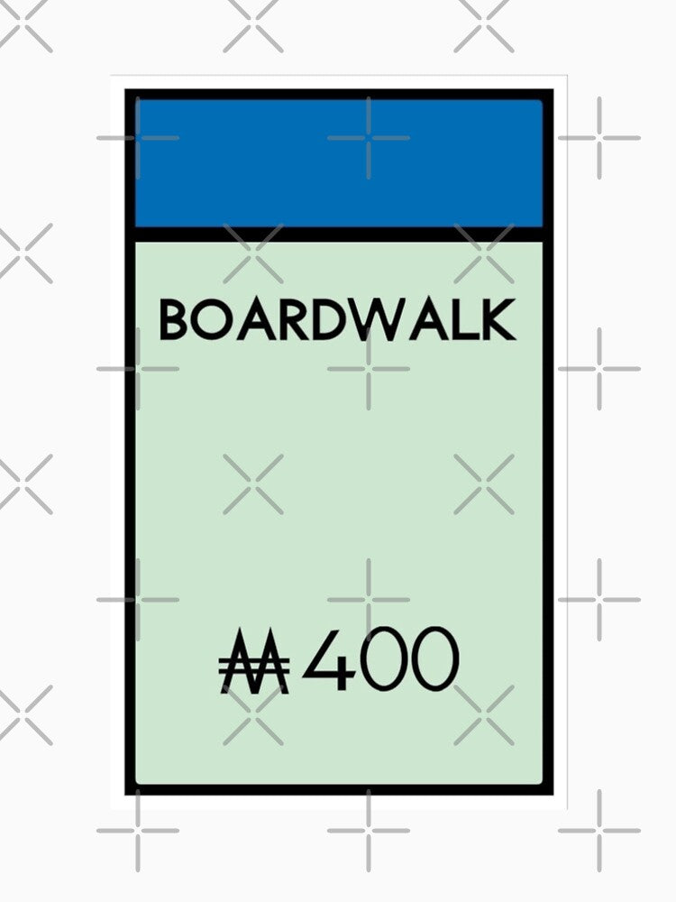 Boardwalk Monopoly Game Tile by RstyBcktWkshp T-Shirts, Hoodie, Sweatshirt | BlankRebels.com (Image 2)
