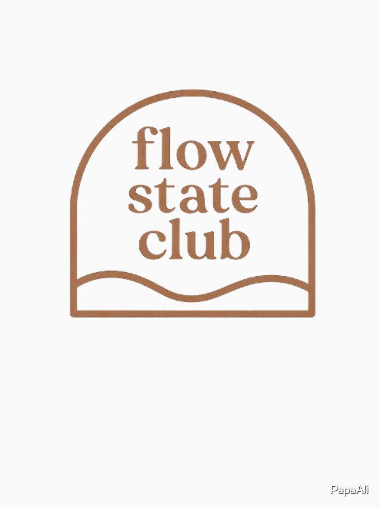 Flow State Club Tee | Minimalist Yoga Shirt | Studio Flow Collection by PapaAli