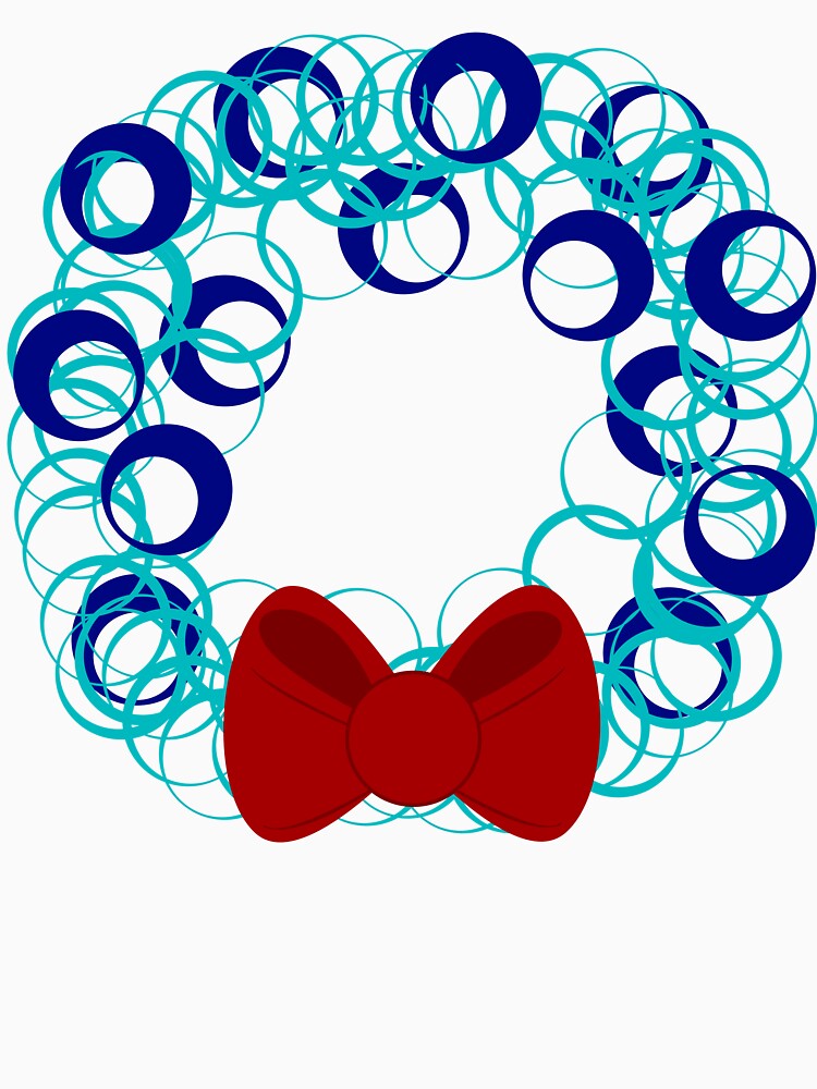 Winter Holiday Wreath by Risa-C T-Shirts, Hoodie, Sweatshirt | BlankRebels.com (Image 3)