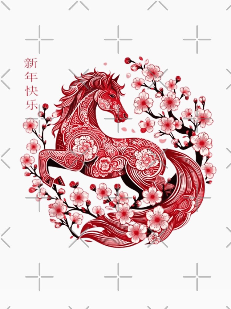 Chinese New Year Year of The Horse 2026 by Thread&Fable T-Shirts, Hoodie, Sweatshirt | BlankRebels.com (Image 3)