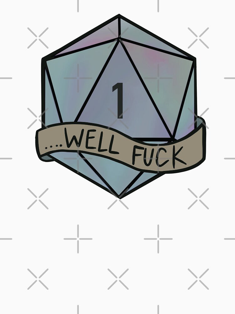 Copy of ...Well Fuck D20 by ladystromas T-Shirts, Hoodie, Sweatshirt | BlankRebels.com (Image 3)