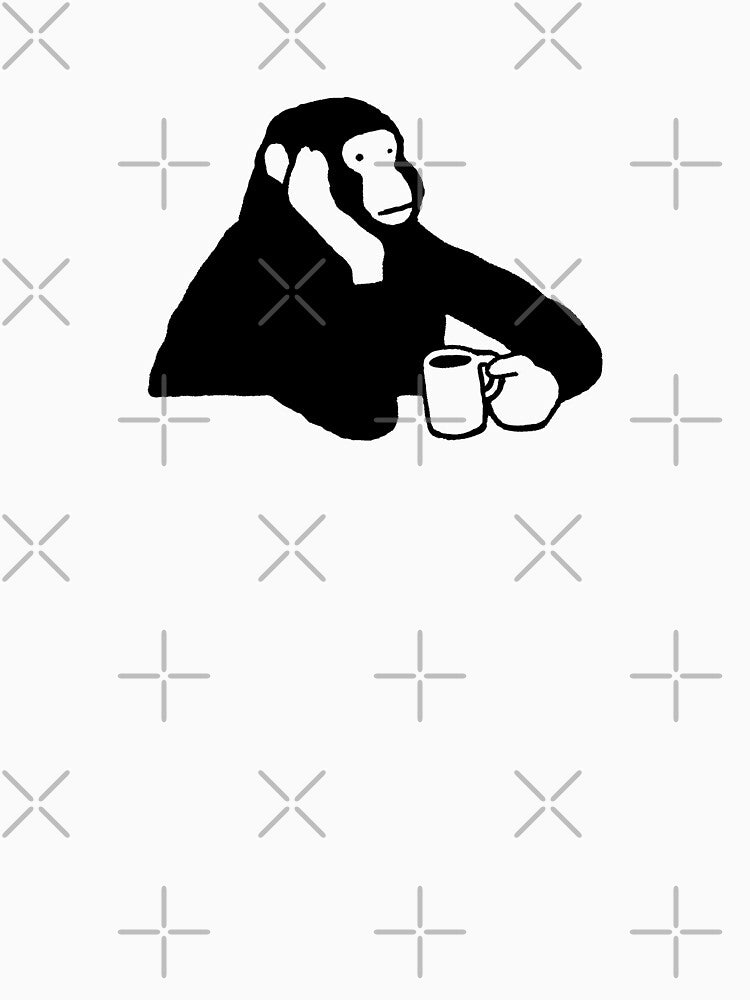 Funny Abstract - Overthinking Monkey by ParadoxoMario T-Shirts, Hoodie, Sweatshirt | BlankRebels.com (Image 3)
