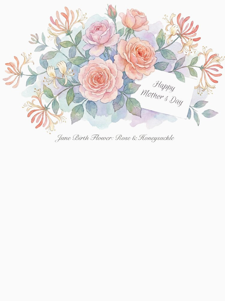 Mother's Day - June Birth Flower by HeyyItsNikki T-Shirts, Hoodie, Sweatshirt | BlankRebels.com (Image 3)