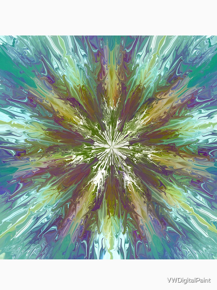 Abstract tie dye flower by VWDigitalPaint T-Shirts, Hoodie, Sweatshirt | BlankRebels.com (Image 3)