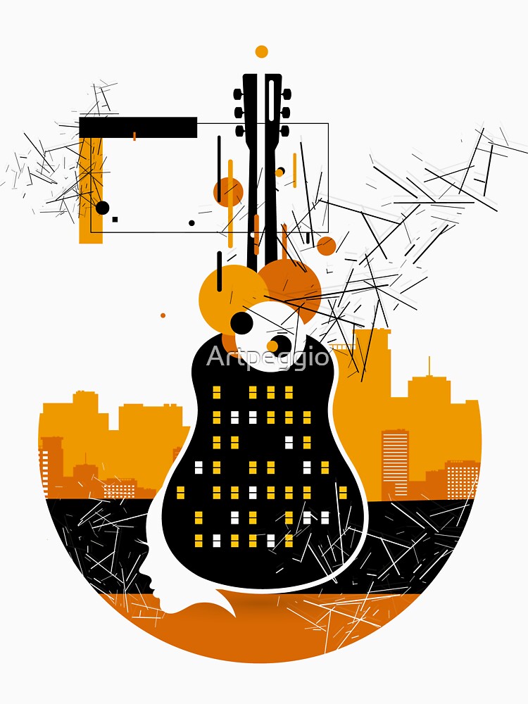 Music City Guitar Art by Artpeggio T-Shirts, Hoodie, Sweatshirt | BlankRebels.com (Image 3)