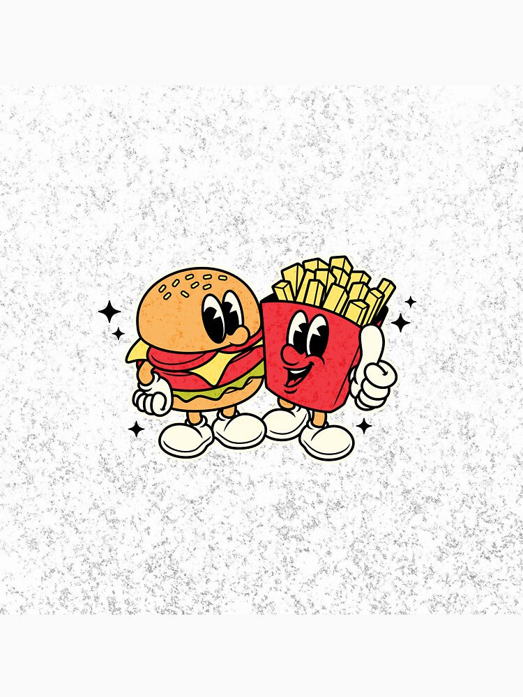 Burger & fries lovers by ModederZukunft T-Shirts, Hoodie, Sweatshirt | BlankRebels.com (Image 3)