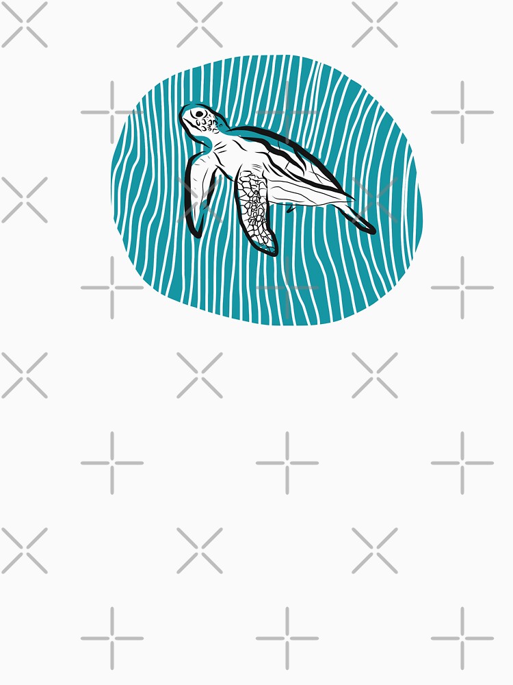 Turtle - sea- minimalist design by Tropical Blood T-Shirts, Hoodie, Sweatshirt | BlankRebels.com (Image 3)