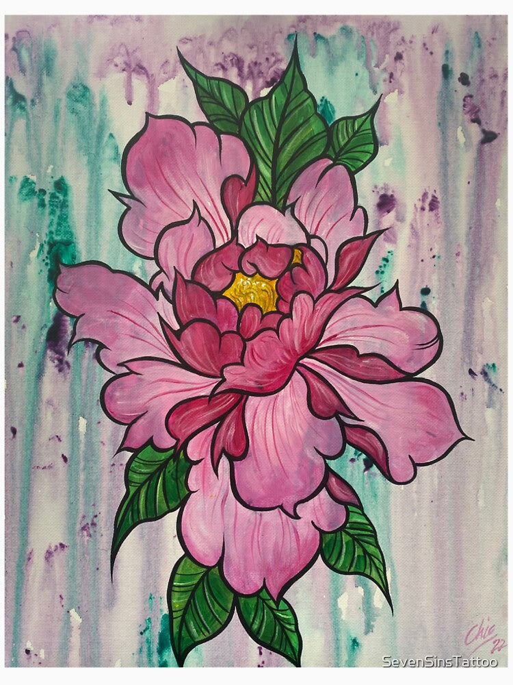 Peonie by SevenSinsTattoo T-Shirts, Hoodie, Sweatshirt | BlankRebels.com (Image 2)