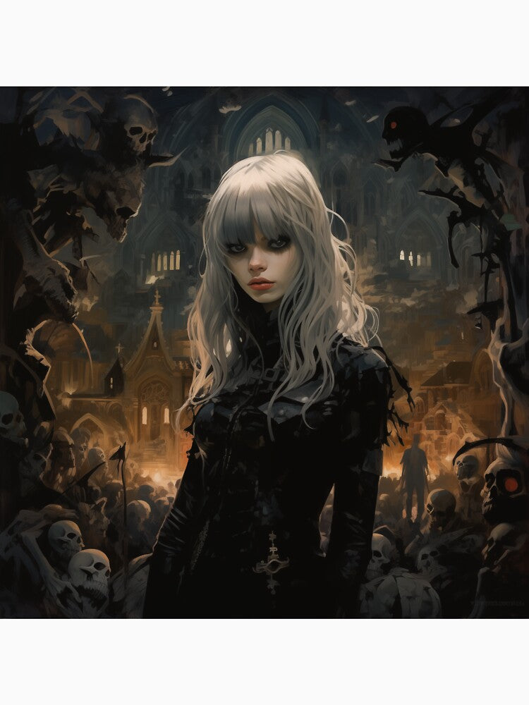 "SOMEWHERE BETWEEN HEAVEN AND HELL" by MrSpookyart T-Shirts, Hoodie, Sweatshirt | BlankRebels.com (Image 3)