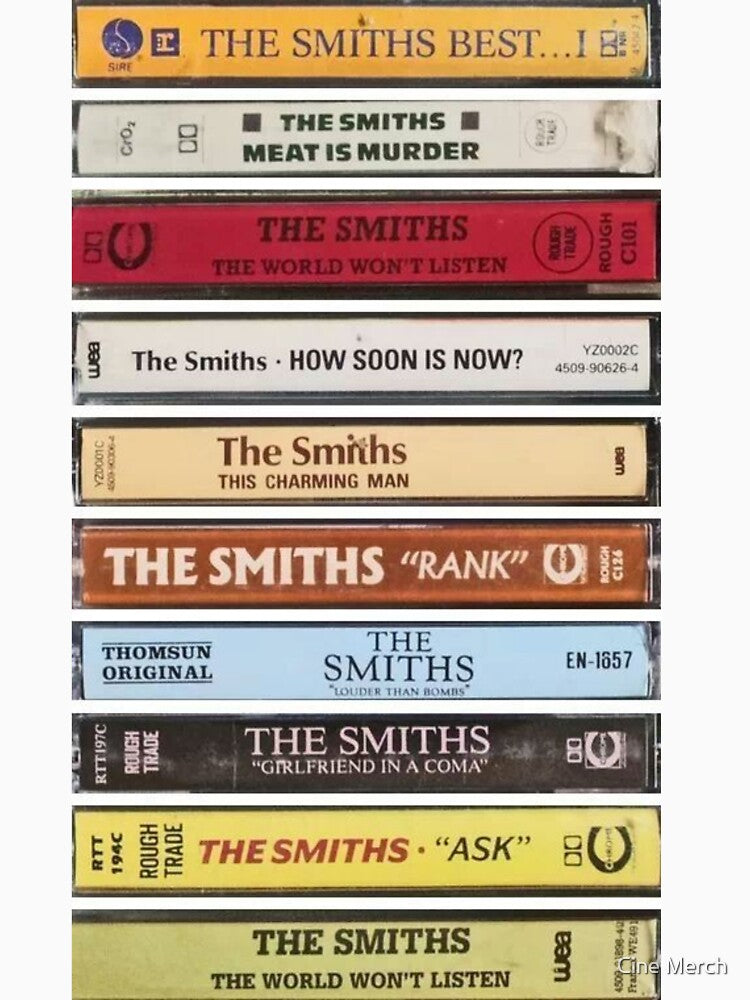 the smiths cassettes by Cine Merch