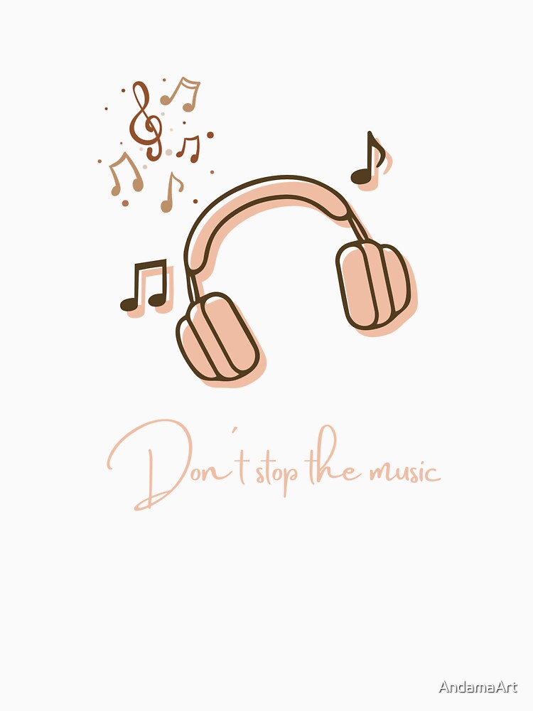 Don´t stop the music! by AndamaArt T-Shirts, Hoodie, Sweatshirt | BlankRebels.com (Image 3)