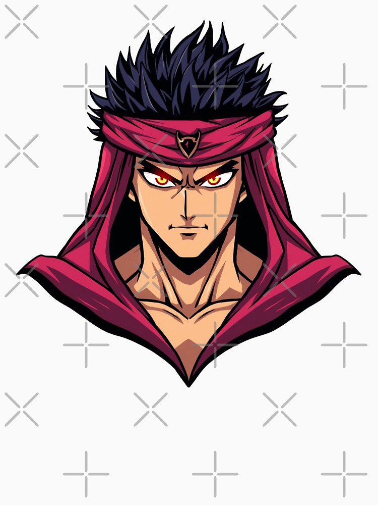 Anime Warrior Logo Minimal Clean Character Design by Animepopstudio