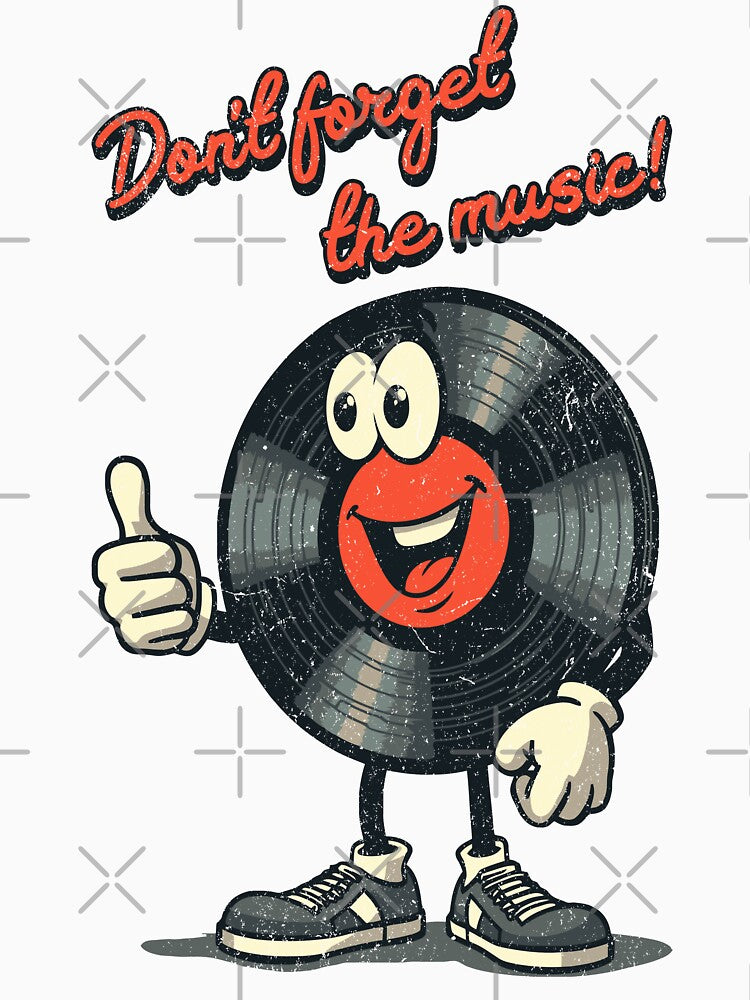 Don't Forget The Music - Vintage Vinyl Record Lover by Urban-Alien T-Shirts, Hoodie, Sweatshirt | BlankRebels.com (Image 3)