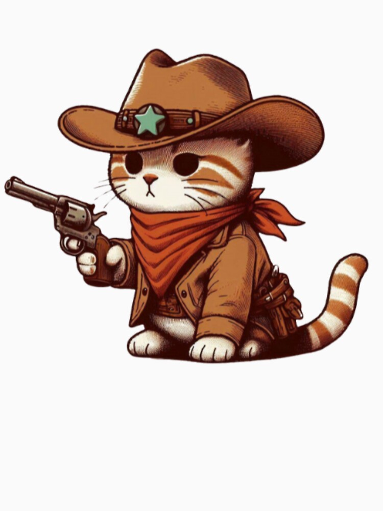 Cowboy Cat by EmberlyDawn T-Shirts, Hoodie, Sweatshirt | BlankRebels.com (Image 3)