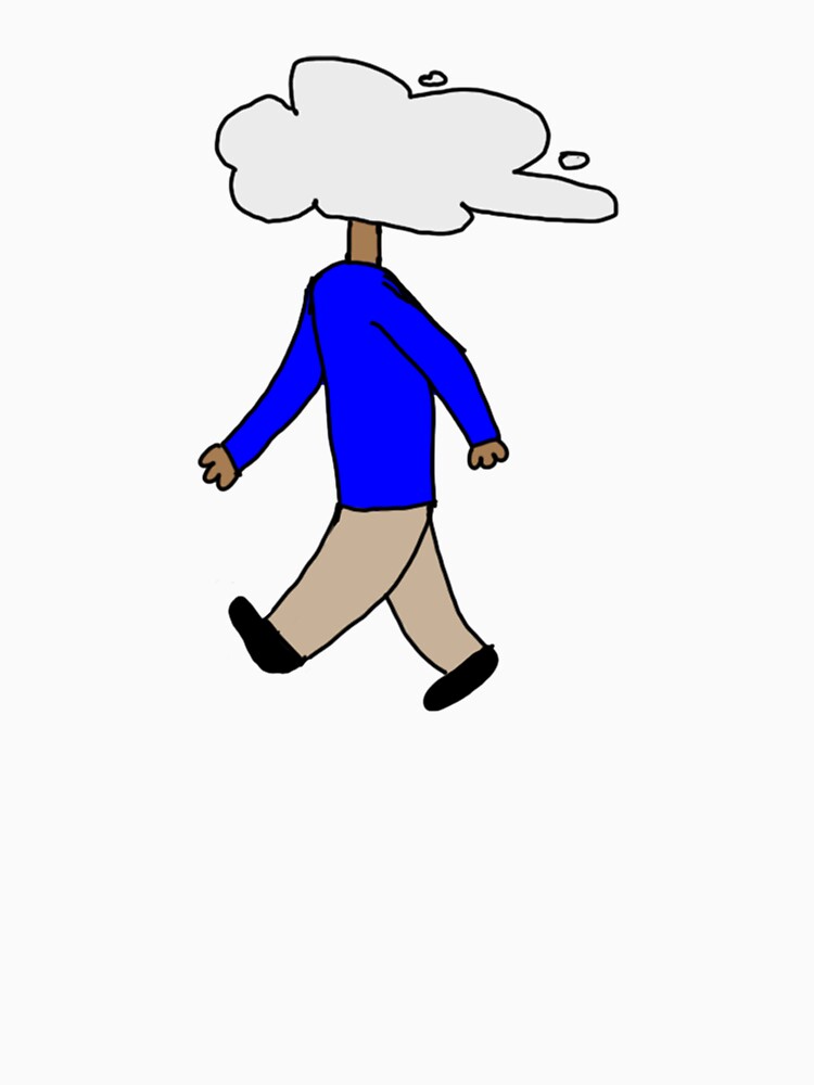Cloudy Head by goowapsquiat T-Shirts, Hoodie, Sweatshirt | BlankRebels.com (Image 3)
