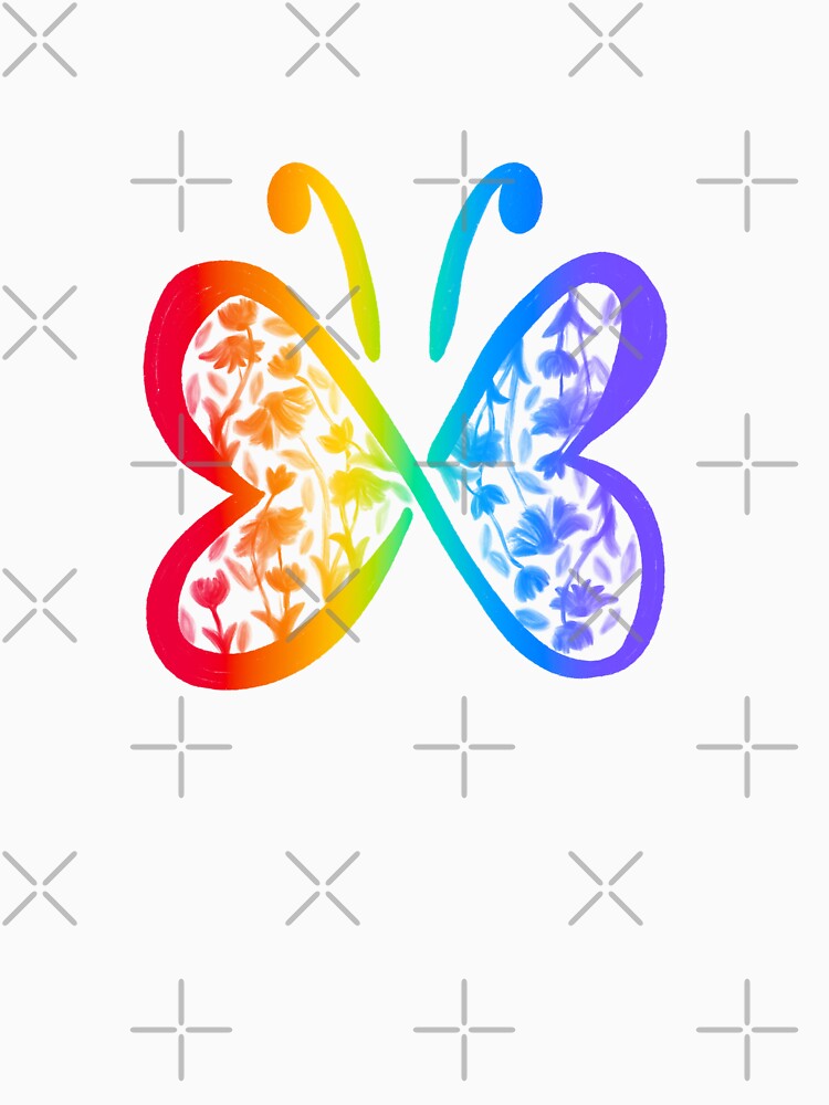 Neurodivergent Butterfly by CreativelySJ T-Shirts, Hoodie, Sweatshirt | BlankRebels.com (Image 3)