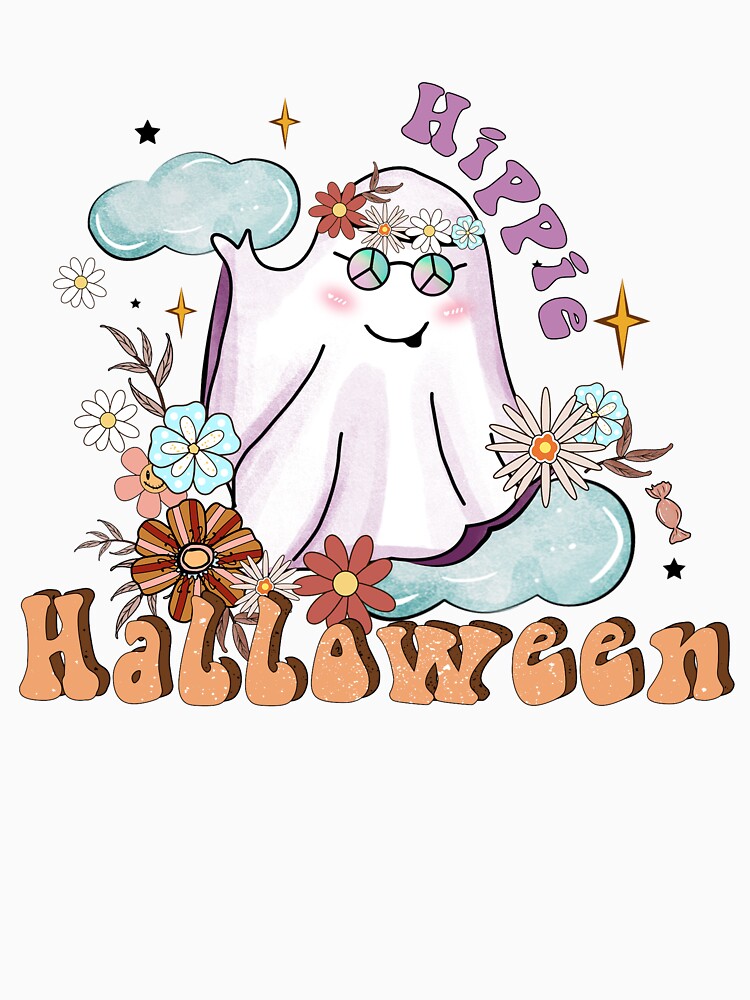 Hippie Halloween Sublimation by Teapot-art T-Shirts, Hoodie, Sweatshirt | BlankRebels.com (Image 3)