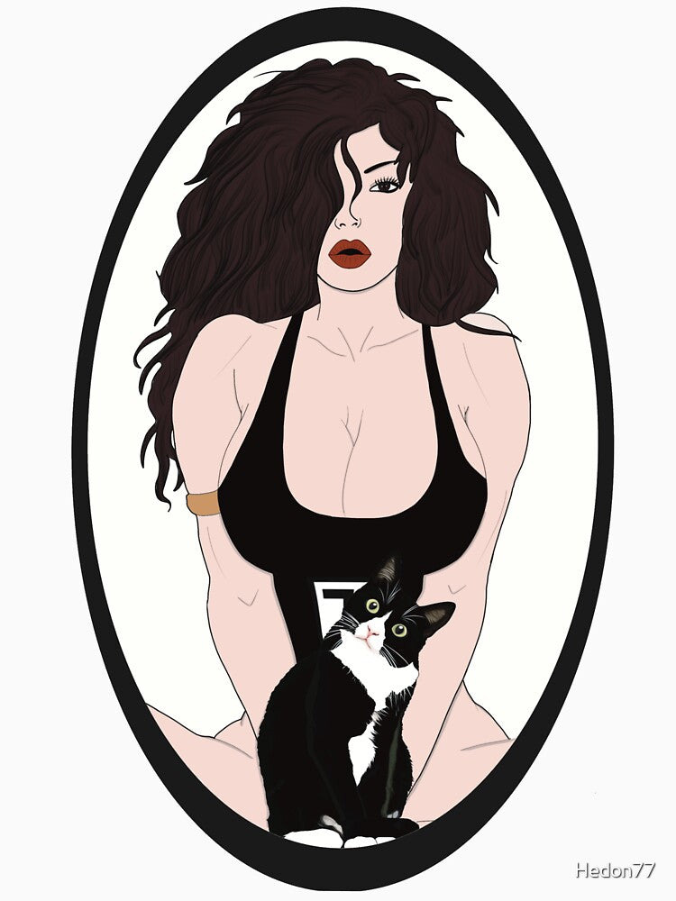 Sexy soccer fan and cats by Hedon77