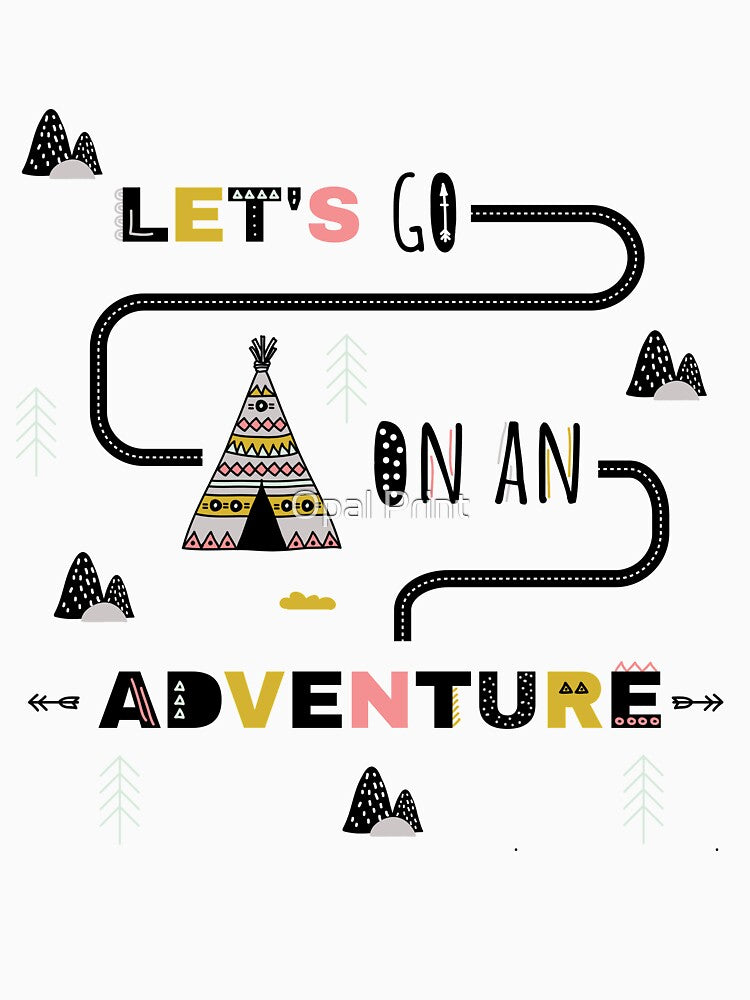 Let'S Go Adventure Camping Road Map T-Shirts, Hoodie, Sweatshirt