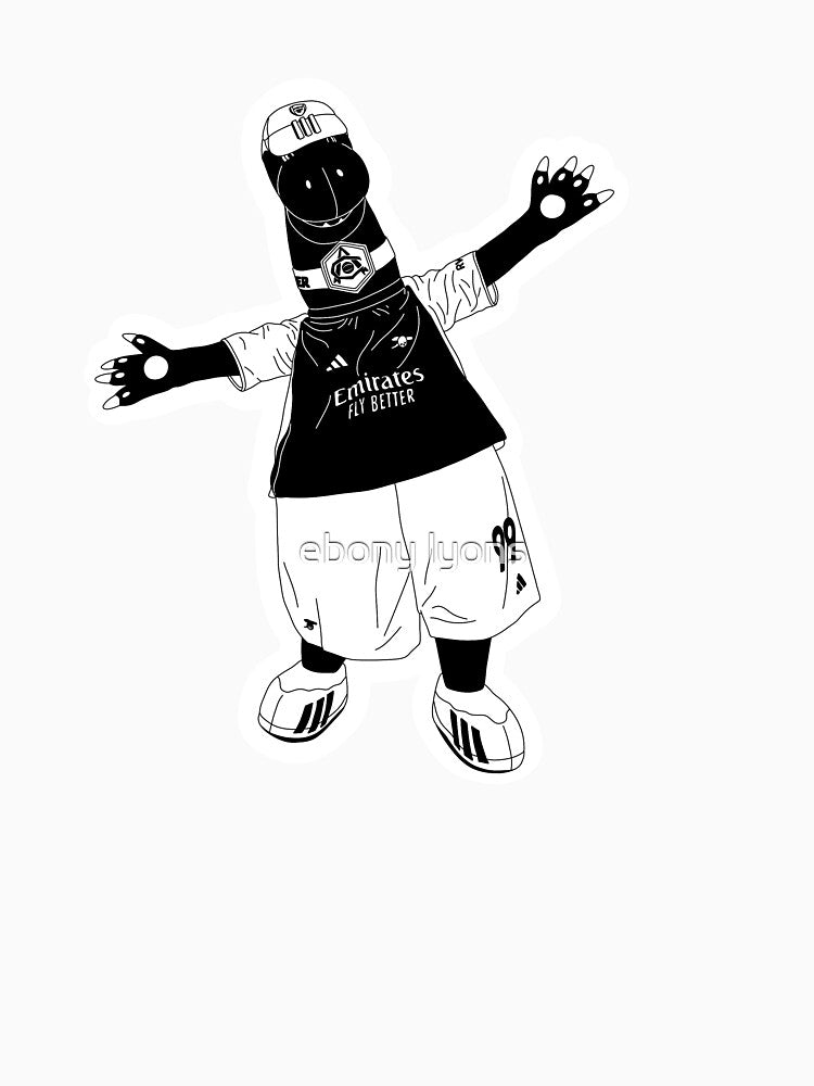 GUNNERSAURUS by Only Womens Football T-Shirts, Hoodie, Sweatshirt | BlankRebels.com (Image 3)