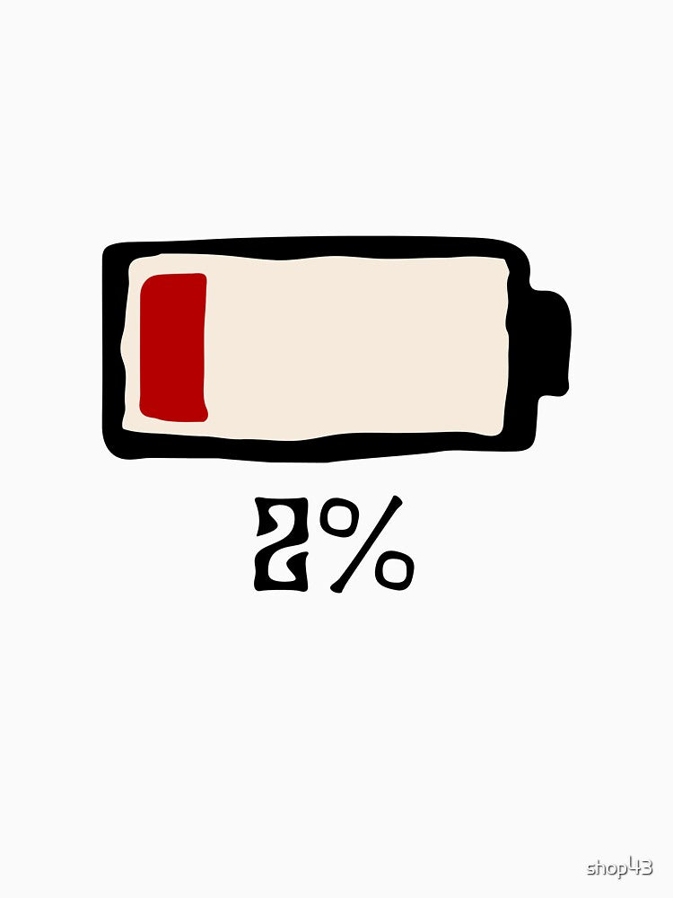 Social Battery 2% Remaining Funny Shirt by shop43 Hoodie, Sweatshirt | BlankRebels.com (Image 3)