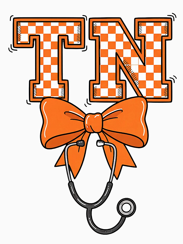 Tennessee Nurse Stethoscope Orange State Pride by torildorxop T-Shirts, Hoodie, Sweatshirt | BlankRebels.com (Image 3)