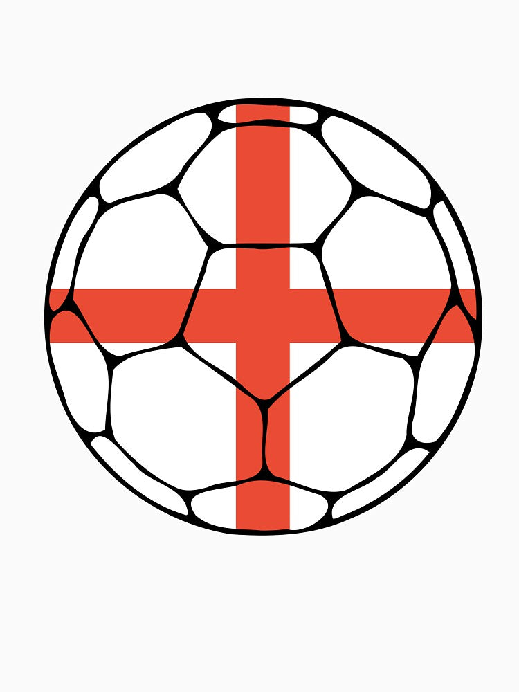 England Flag Soccer Ball by ehgraphics15