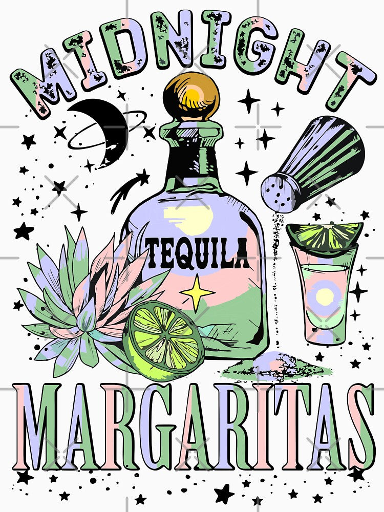 MIDNIGHT TEQUILA MARGARITAS by nabuleabubble T-Shirts, Hoodie, Sweatshirt | BlankRebels.com (Image 3)