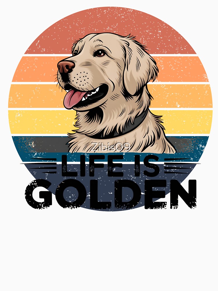 Life Is Golden With a Retriever by Zibis09 T-Shirts, Hoodie, Sweatshirt | BlankRebels.com (Image 3)
