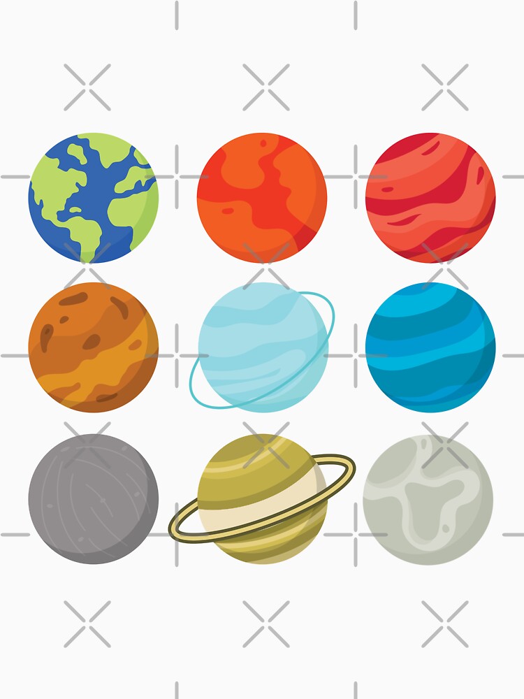 Galaxy of Planets by DesignPMG T-Shirts, Hoodie, Sweatshirt | BlankRebels.com (Image 3)