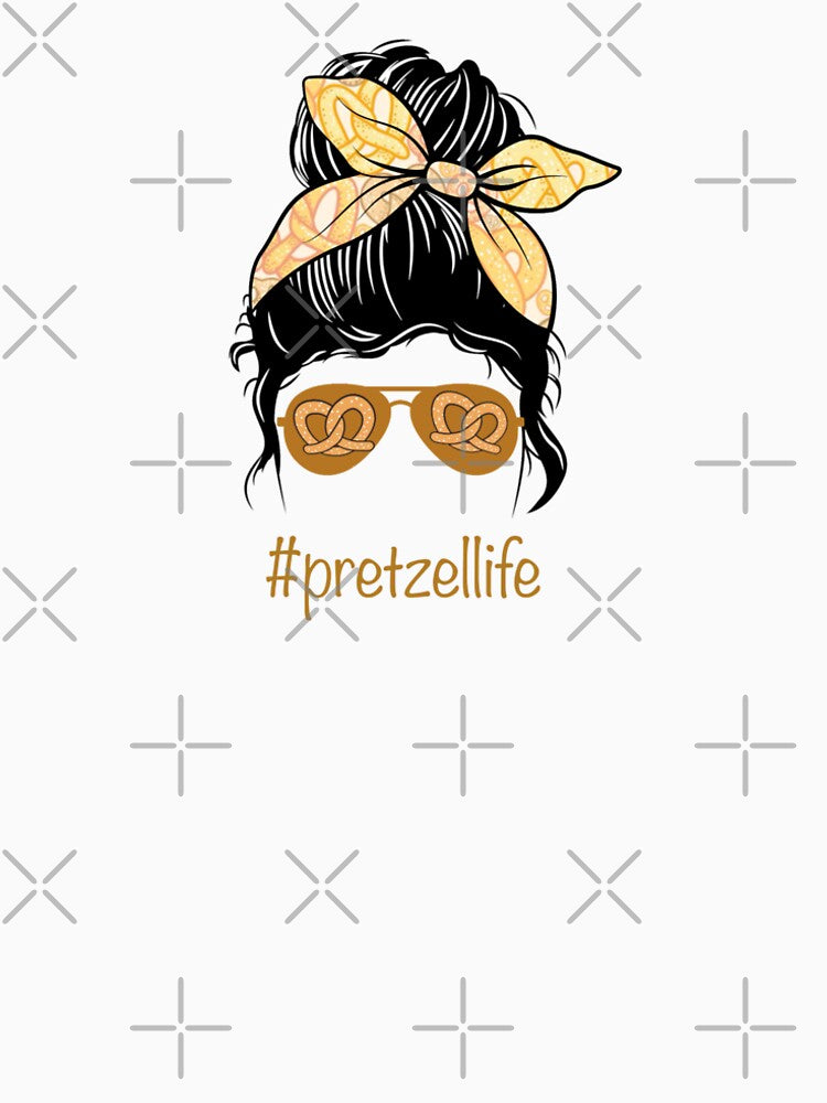 Pretzel Life Messy Bun by ItsaMomThingLLC T-Shirts, Hoodie, Sweatshirt | BlankRebels.com (Image 2)