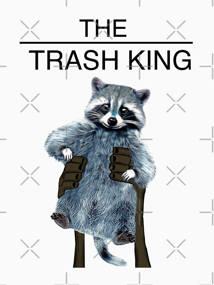 Cute Raccoon Trash Panda Trash King by TeeARTHY T-Shirts, Hoodie, Sweatshirt | BlankRebels.com (Image 3)