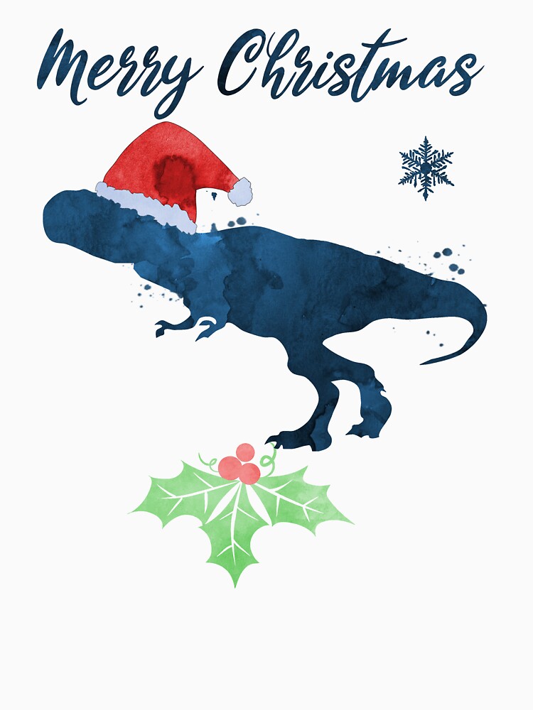 Christmas Dinosaur Art Tyrannosaurus Rex by TheJollyMarten T-Shirts, Hoodie, Sweatshirt | BlankRebels.com (Image 3)