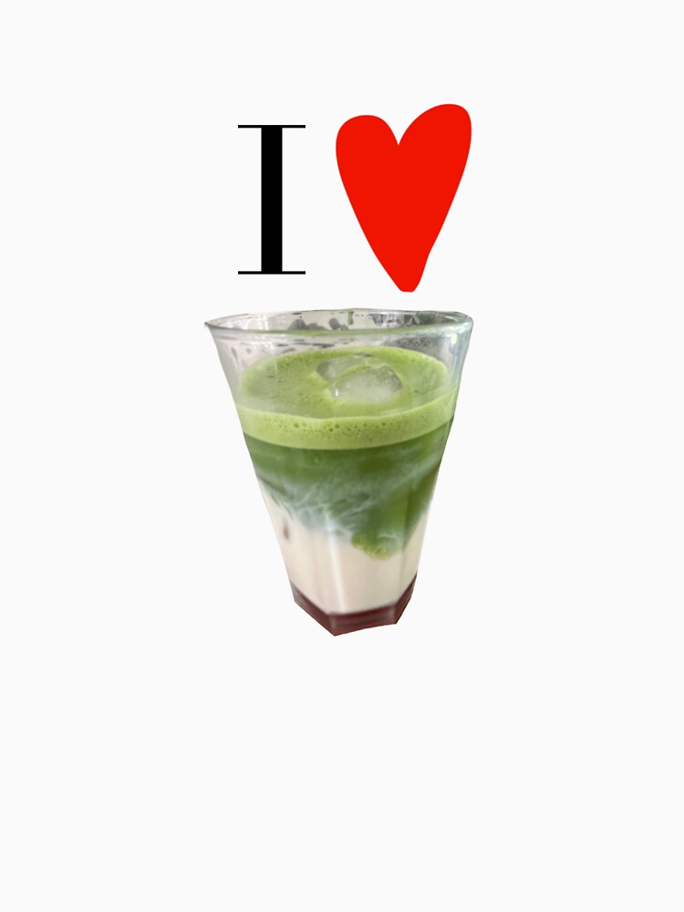 Aesthetic I Heart Matcha Design by lucyjohnsn T-Shirts, Hoodie, Sweatshirt | BlankRebels.com (Image 3)