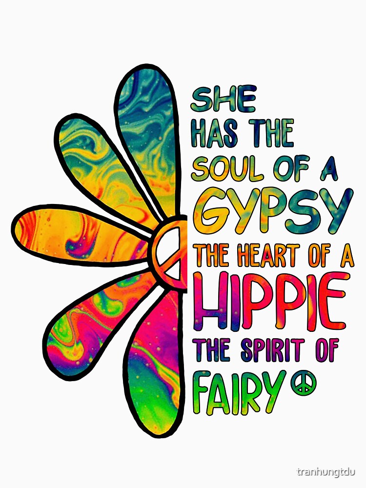 Hippie White by tranhungtdu T-Shirts, Hoodie, Sweatshirt | BlankRebels.com (Image 3)