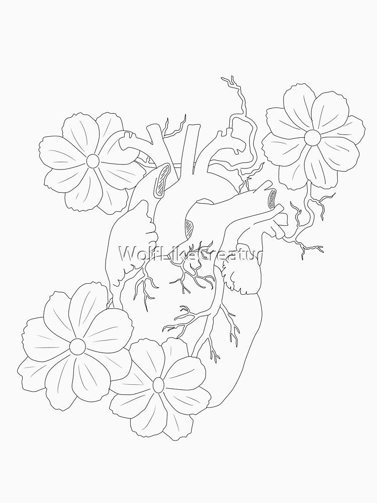 Hard Heart by WolfLikeCreatur T-Shirts, Hoodie, Sweatshirt | BlankRebels.com (Image 3)
