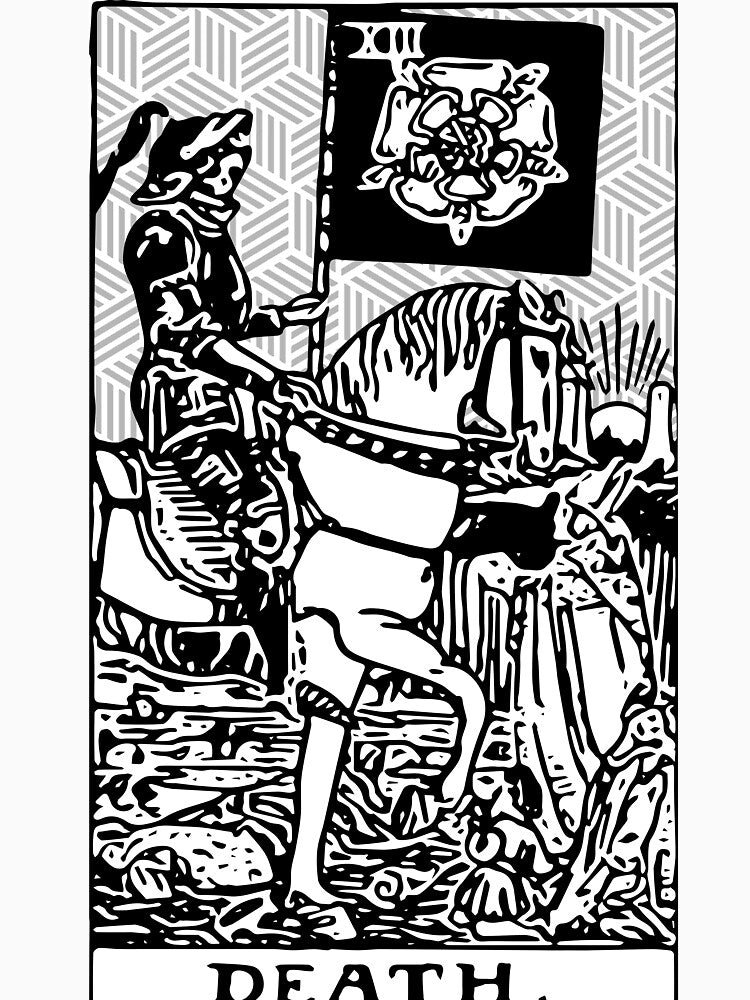 Death - A Geometric Tarot Print by Annalee Beer T-Shirts, Hoodie, Sweatshirt | BlankRebels.com (Image 3)