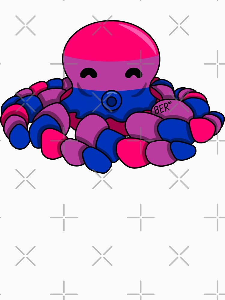 Bisexual Pride Fidget Octopus by SentABear T-Shirts, Hoodie, Sweatshirt | BlankRebels.com (Image 3)