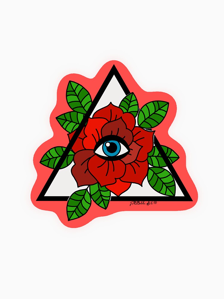 Eye of the Flower by FranettiArt T-Shirts, Hoodie, Sweatshirt | BlankRebels.com (Image 3)