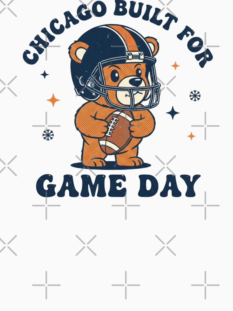 Chicago Built for Game Day Retro by DIRTYSKETCHH T-Shirts, Hoodie, Sweatshirt | BlankRebels.com (Image 2)