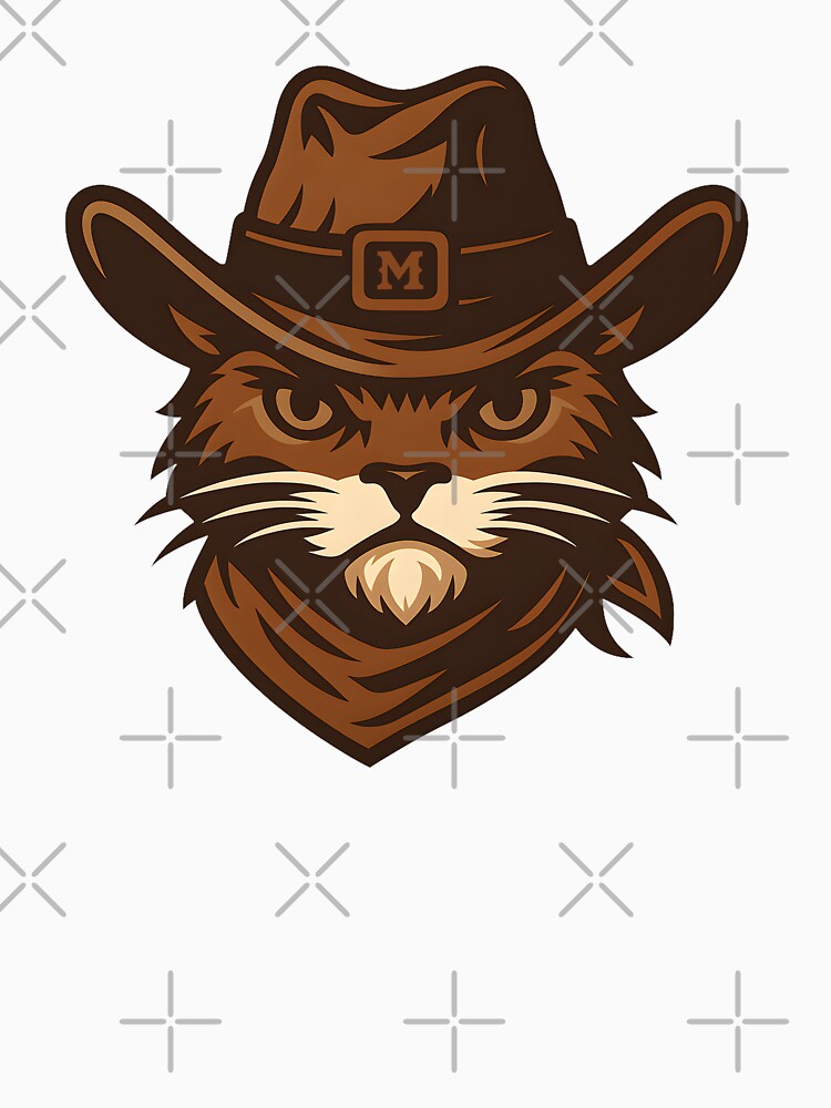 Meowdy Cat – Cowboy Cat | Meowdy Pawtna | Western Cat Outlaw Mascot Design by Krmdesign T-Shirts, Hoodie,... (Image 3)