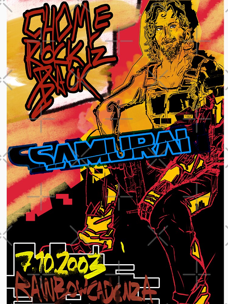 Samurai band poster by WingedHaru T-Shirts, Hoodie, Sweatshirt | BlankRebels.com (Image 3)