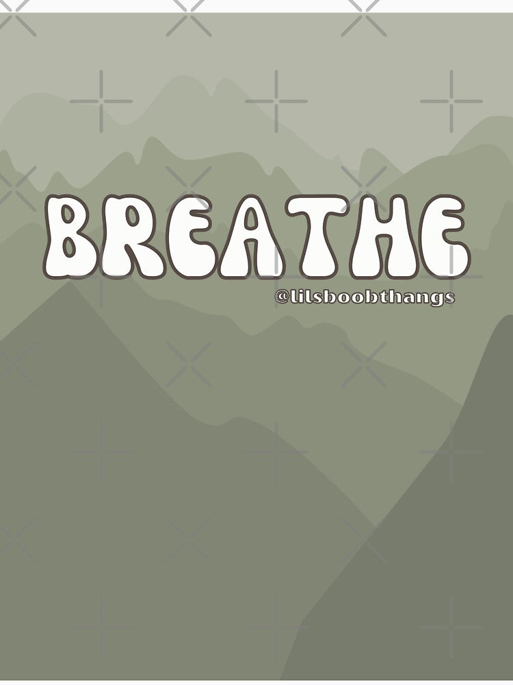 Breathe Mountain Air v8 | @lilsboobthangs by lilsboobthangs T-Shirts, Hoodie, Sweatshirt | BlankRebels.com (Image 3)