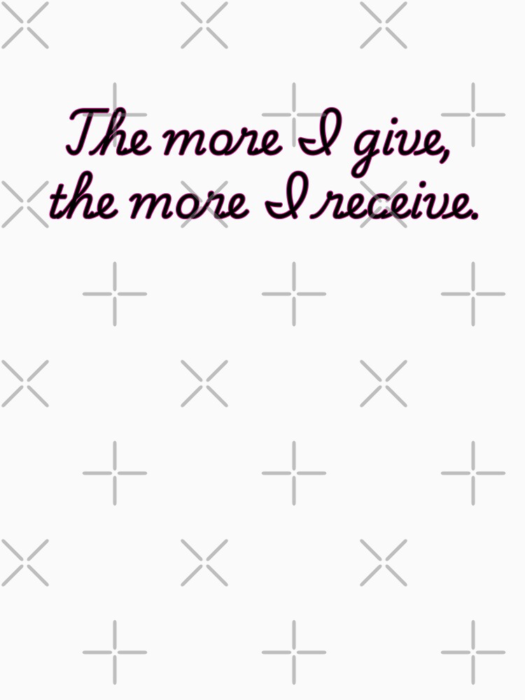 Abundance: The more I give, the more I receive by FitEnvy T-Shirts, Hoodie, Sweatshirt | BlankRebels.com (Image 3)