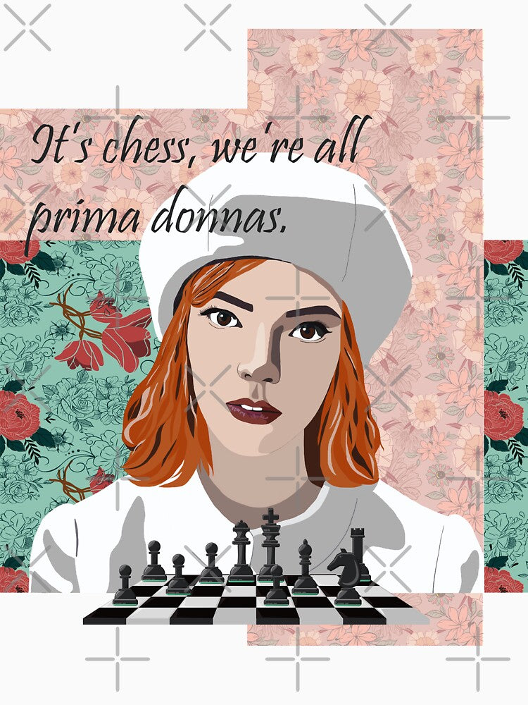 It's chess, we're all primadonnas Beth by Emma Kunz T-Shirts, Hoodie, Sweatshirt | BlankRebels.com (Image 3)