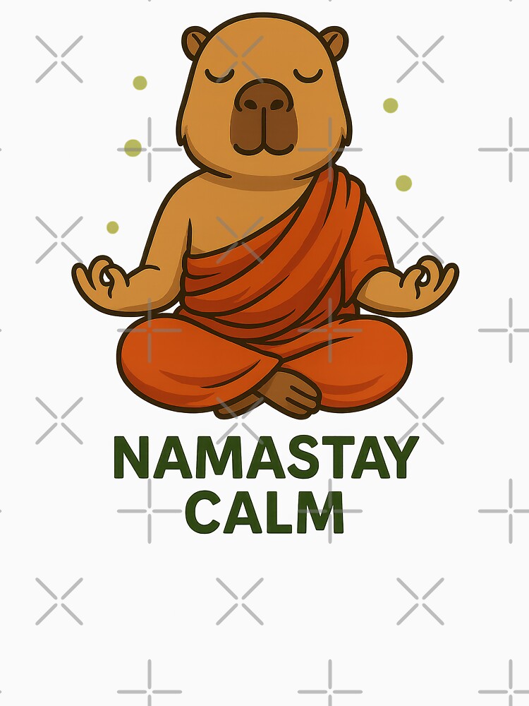 Capybara Monk Zen – Tibetan Meditation Capybara Funny Spiritual by RetroPop23 T-Shirts, Hoodie, Sweatshirt (Image 3)