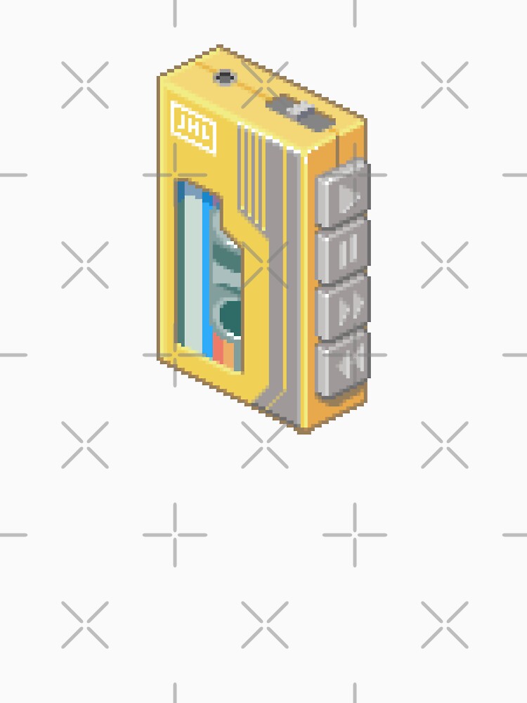 Pixel Retro Cassette Player by hooples94 T-Shirts, Hoodie, Sweatshirt | BlankRebels.com (Image 3)