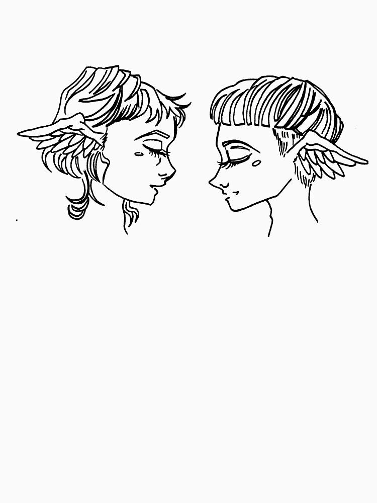 Angels by LucyMolineuxArt T-Shirts, Hoodie, Sweatshirt | BlankRebels.com (Image 3)